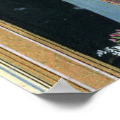 Dame die een bloesem houdt, van het kleine Clive A Poster (Hoek)