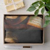 Dame die Lute Fine Art Renaissance Painting speelt Tissuepapier (Geschenk)