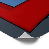 Dame die uit Venster Persoonlijk Citaat kijkt Poster (Hoek)