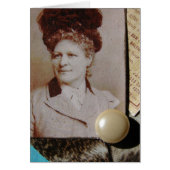 dame, doder, Button (Voorkant)