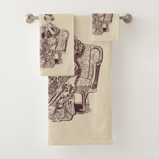 dame drink thee bad handdoek (Insitu)