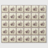 dame drink thee cadeaupapier (Vlak)