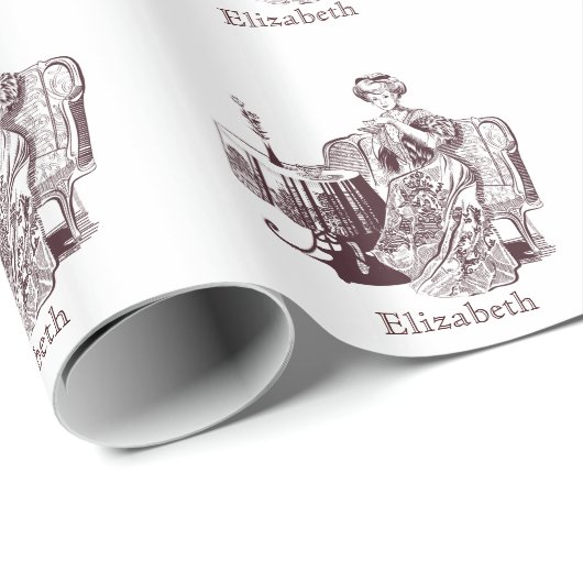 dame drink thee cadeaupapier (Rol Hoek)