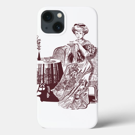 dame drink thee Case-Mate iPhone case (Achterkant)