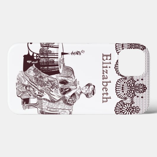 dame drink thee Case-Mate iPhone case (Achterkant (horizontaal))