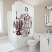 dame drink thee douchegordijn (In situ)