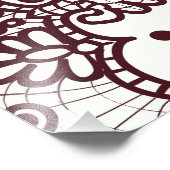 dame drink thee foto afdruk (Hoek)