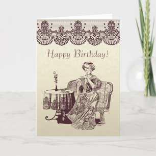 dame drink thee kaart