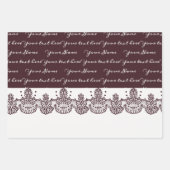 Dame drink thee Kreukpapier Vlekplaat set 3 Inpakpapier Vel (Voorkant 2)