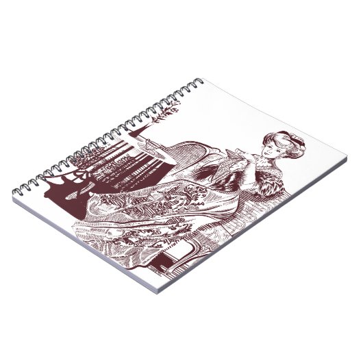 dame drink thee notitieboek (Linkerzijde)