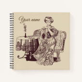 dame drink thee notitieboek (Voorkant)