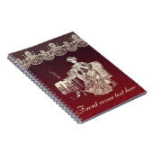 dame drink thee notitieboek (Rechterzijde)