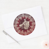 dame drink thee ronde sticker (Envelop)