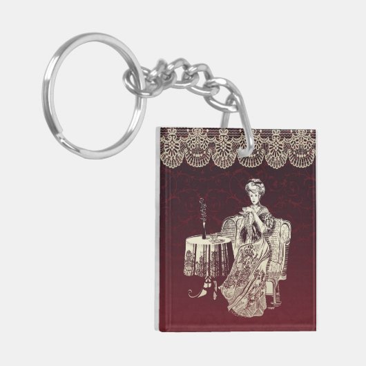 dame drink thee sleutelhanger (Voorkant Links)