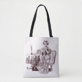 dame drink thee tote bag (Voorkant)