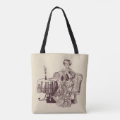 dame drink thee tote bag (Achterkant)