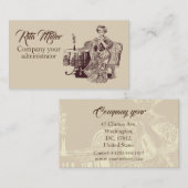 dame drink thee visitekaartje (Voorkant / Achterkant)