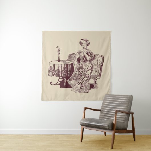 dame drink thee wandkleed (In Situ (horizontaal))