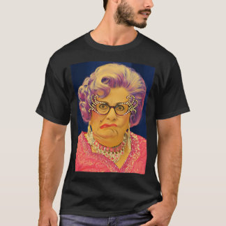 Dame Edna Everage lip twist portret T-shirt
