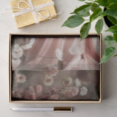 Dame & een Parasol, Portret & Bloemenkunst Tissuepapier (Geschenk)