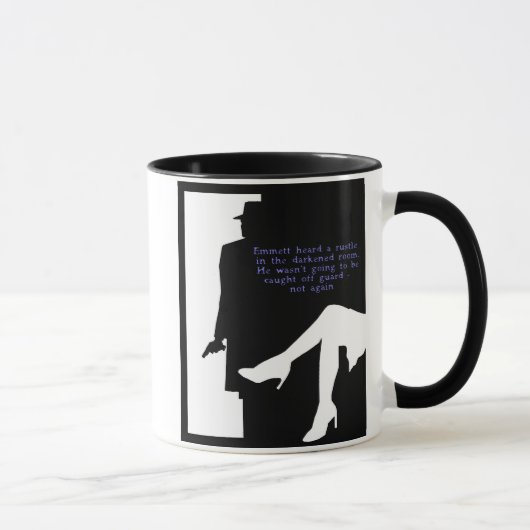 Dame en een Doorway mok (Rechts)