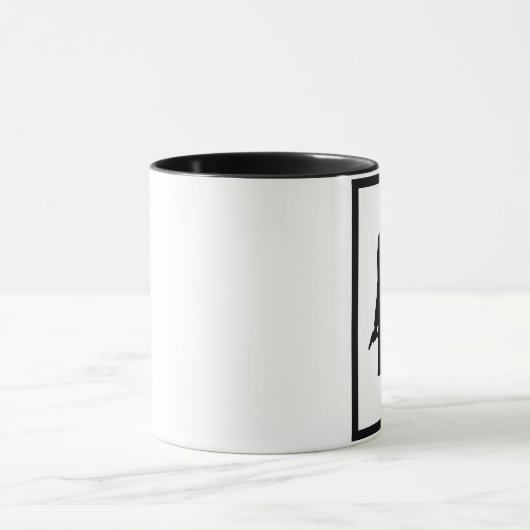 Dame en een Doorway mok (Midden)