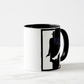 Dame en een Doorway mok (Voorkant rechts)