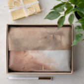 Dame en een Parasol, roze Floral Fantasy Portret Tissuepapier (Geschenk)