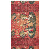 DAME EN EENHOORN geur, leeuw, bloemen, dieren Tafelkleed (Voorkant)