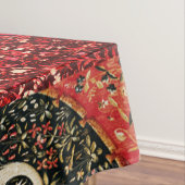 DAME EN EENHOORN geur, leeuw, bloemen, dieren Tafelkleed (Voorbeeld)