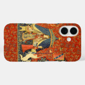 Dame en Eenhoorn Middeleeuwse Wandtapijt: Franse K Case-Mate iPhone Case (Achterkant (horizontaal))