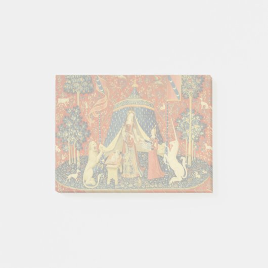 Dame en Eenhoorn Middeleeuwse Wandtapijt: Franse K Post-it® Notes (Voorkant)