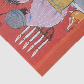 DAME EN FRUITEN TAfel SET ART DECO SCHOONHEID MODE Tissuepapier (Detail)