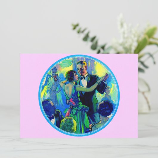 dame en heer uit de jaren '20 op de dansvloer (Staand voorkant)