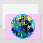 dame en heer uit de jaren '20 op de dansvloer (Voorkant / Achterkant)