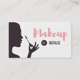 Dame en Mascara Makeup Artistische Visitekaartjes