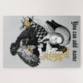 Dame en Nachtuil Legpuzzel (Horizontaal)