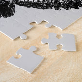 Dame en Nachtuil Legpuzzel (Zijkant)