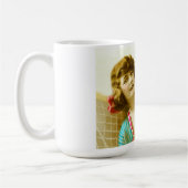 Dame en tennis koffiemok (Links)
