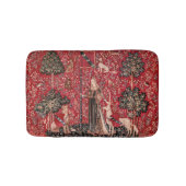 Dame en Unicorn Medieval Tapestry Touch Badmat (Voorkant)