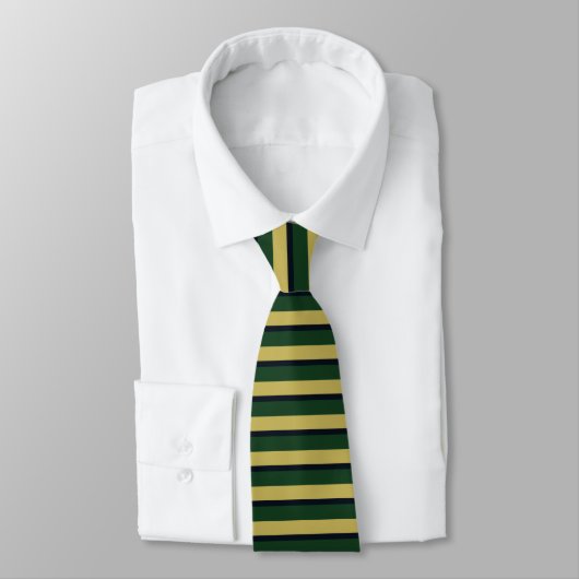 Dame Erin of Eire Horizontally Striped Stropdas (Gebonden)
