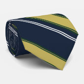 Dame Erin of Eire II University Stripe Stropdas (Opgerold)