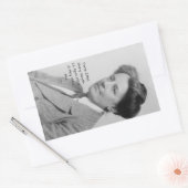 Dame Ethel Mary Smyth, 1922 Rechthoekige Sticker (Envelop)