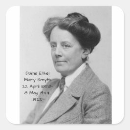 Dame Ethel Mary Smyth, 1922 Vierkante Sticker