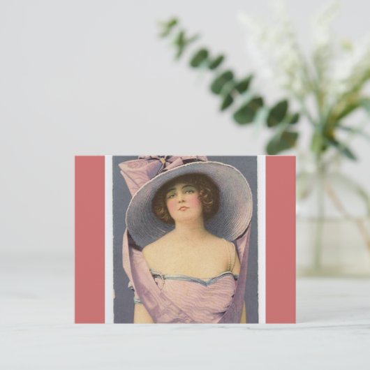 dame fairy briefkaart (Staand voorkant)