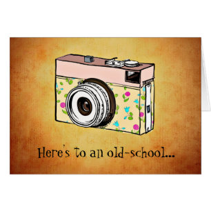 Dame Fotograaf Afbeelding Birthday Card