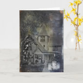 dame geest door achterhoede kaart (Gele Bloem)