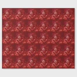 Dame Ghoul Grauwt Te midden van Planten Cadeaupapier