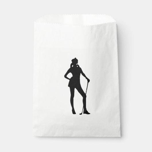 Dame Golf Sport Ontwerp Bedankzakje (Voorkant)