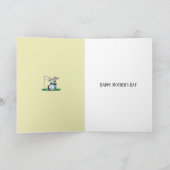 Dame Golfer - Moederdag wenskaart Kaart (Binnen)